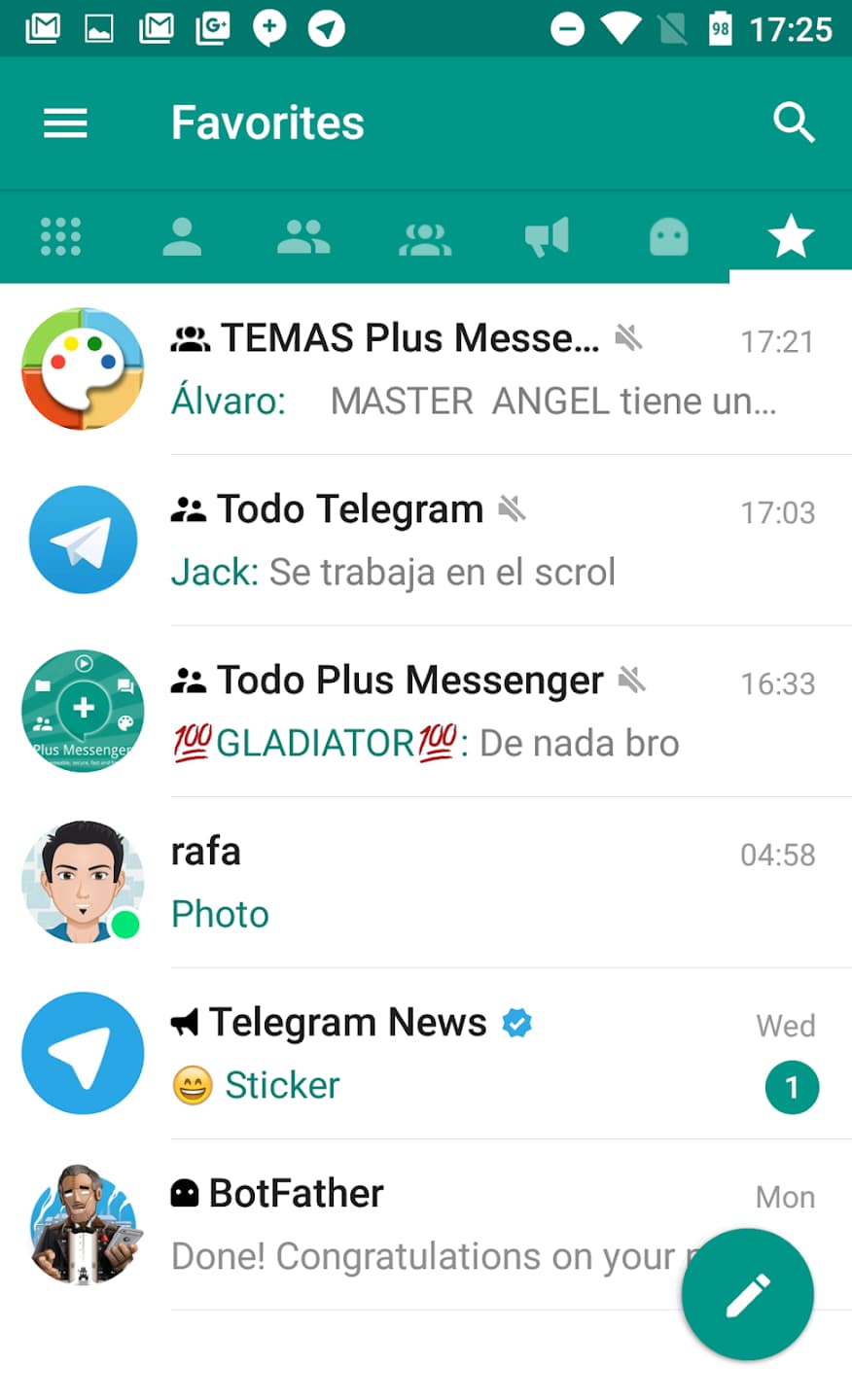 اسکرین شات برنامه تلگرام بدون فیلتر 1